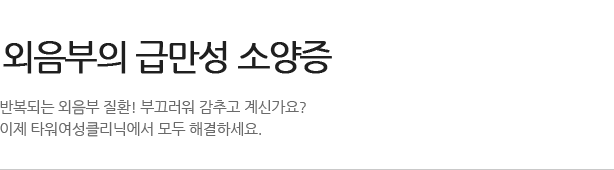 타워 성의학 클리닉 소개 여성진료에 대한 모든 고민!! 이제 타워여성클리닉에서 모두 해결하세요